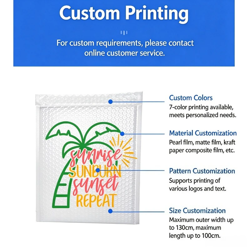 thickened composite pearlescent film, bubble packaging express bag, bubble self-adhesive bag, envelope bag, foam bag.