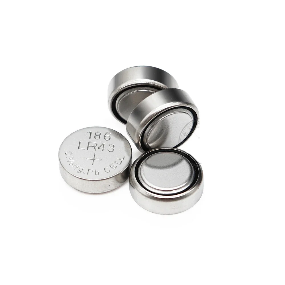 Button Cell Battery AG12 LR43 1.55V 110mAh 2-10PCS SR43 386 LR1142 SR1142 For Watch Toy Remote Coin Cell