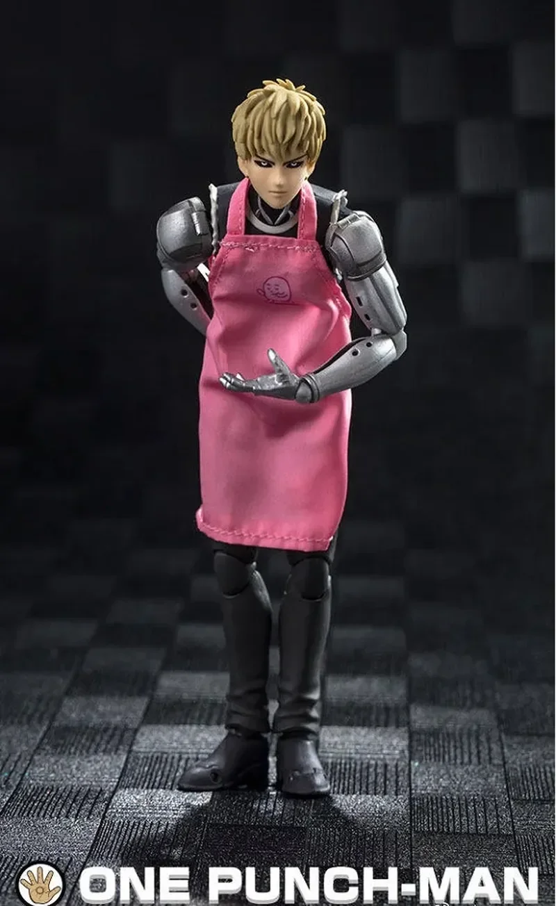 In Stock Great Toys Dasin Model One Punch Man Genos Demon Cyborg Shf Figma S.H.F 1/12 Action Figure Gt Model  Toys