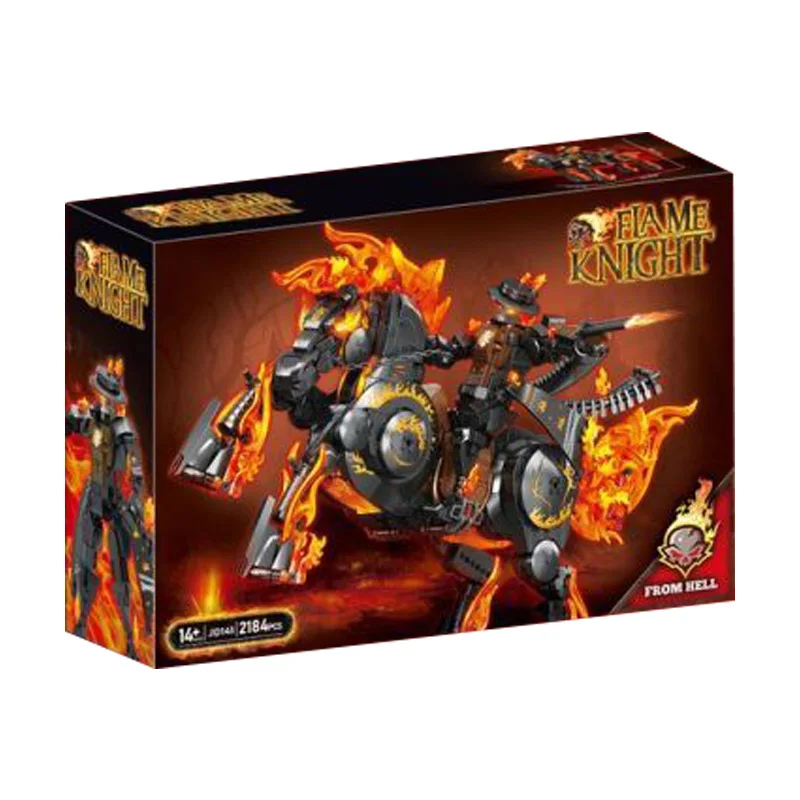 

IN STOCK JD141 MOC Idea Ghost Rider Building Blocks Model Mech Warhorse Bricks Assembling Toys for Boys Christmas Gift Set