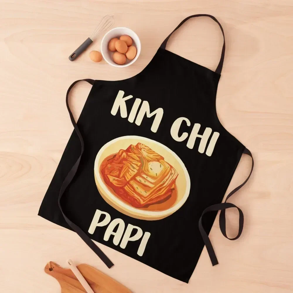 

Kimchi Papi Korean Foodie Lovers Apron Women's Dress Women's Dresses Cleaning Products For Home kitchen woman Apron