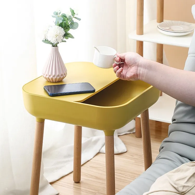 Bedroom ide table simple and modern bedroom mini PP plastic locker multi-functional small apartment
