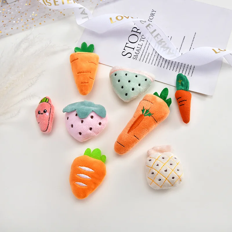 Neonatal cartoon carrot plush 3D doll costume decoration and photography props accessories  ニューボーンフォト