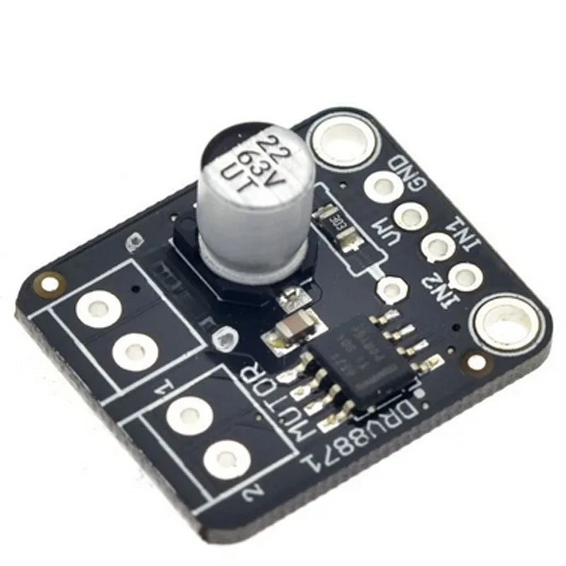 DC Motor Driver Module, Smart Car Motor Controller Board for DIY Robotics Project
