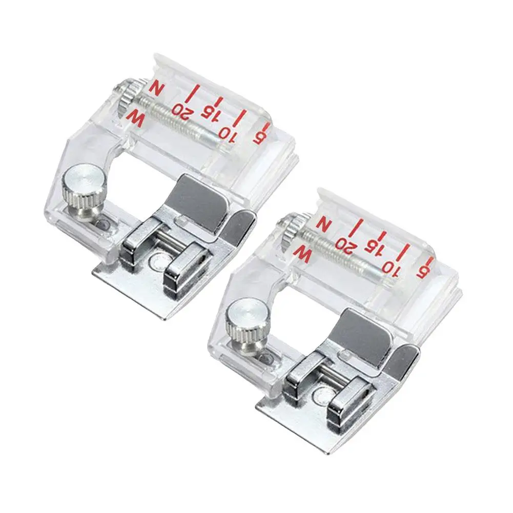 Adjustable Bias Tape Binding Foot Snap On Presser Foot 6290 For Household Sewing Machine Accessories O6q5