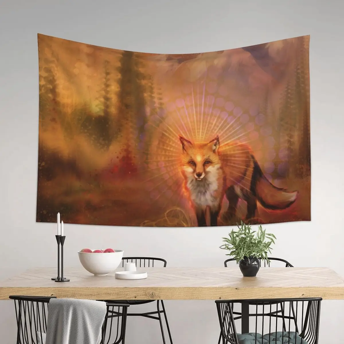 

Wise Fox Tapestry Decorative Wall Murals Bedrooms Decor Decorative Wall Tapestry