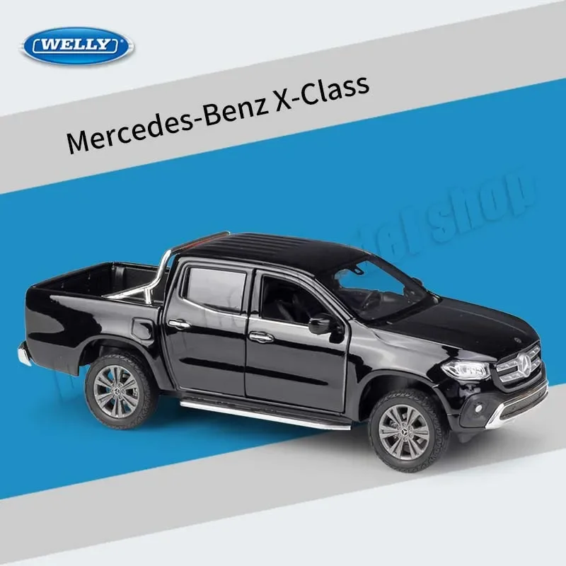 

WELLY 1:24 Mercedes X-Class Alloy Die-cast Car Model Toys Collectible Miniature Cars Model Decoration Holiday Gift