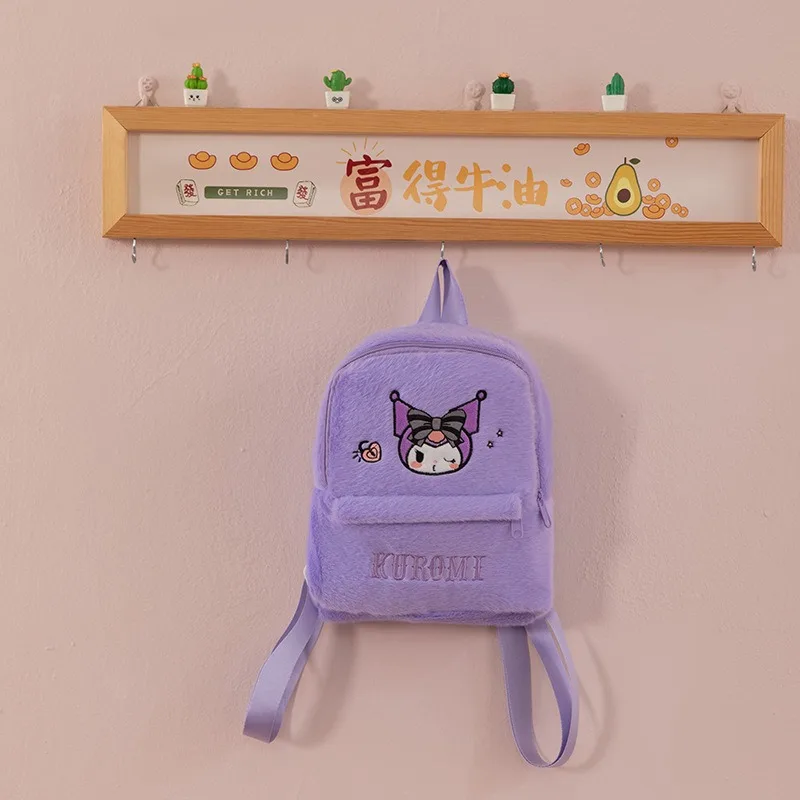 サンリオハローキティぬいぐるみバッグかわいいシナモロール漫画バックパック収納メッセンジャーバッグクロミット人形ダブルショルダー通学