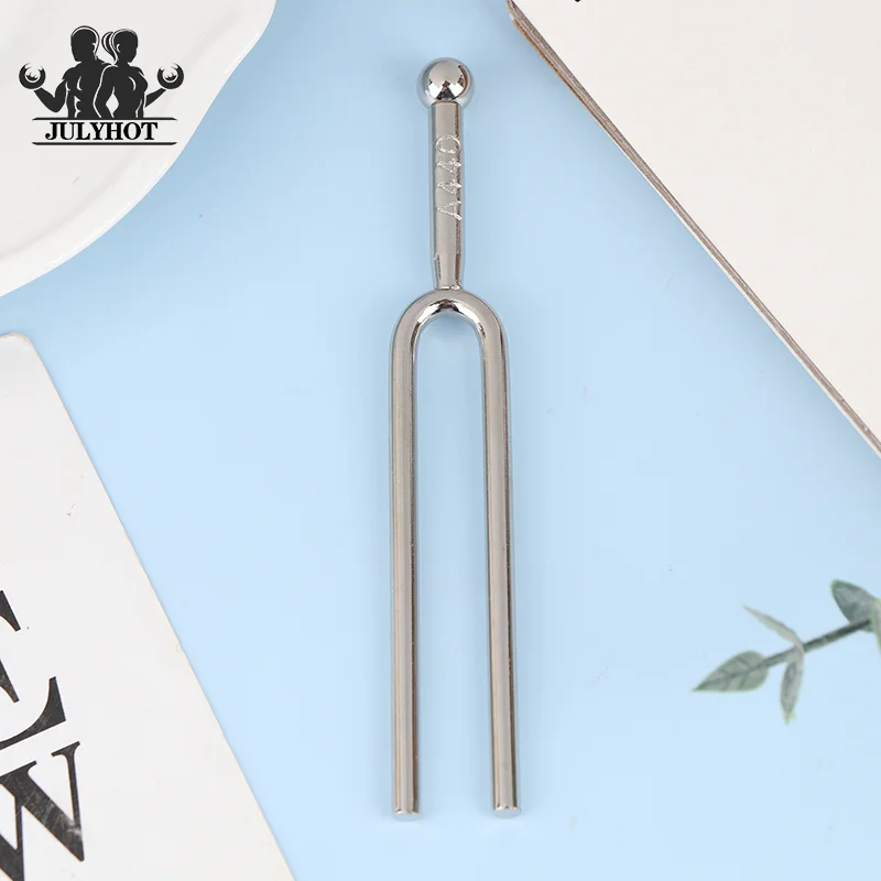 Tuning Fork 440Hz A Tone Stainless Steel Violin Viola Cello Tuner Hammer Healing Sound Percussion Instrument Part