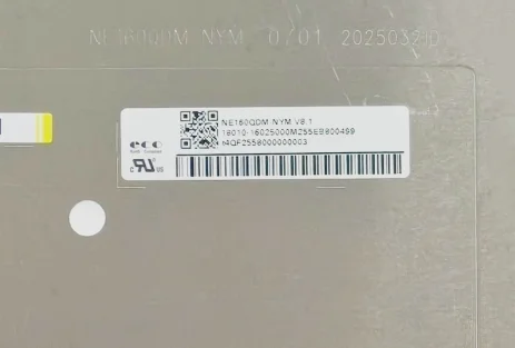 

NE160QDM-NYM 16.0 inch 165Hz Laptop LCD Screen Panel Matrix 2560×1600 EDP 40 Pins