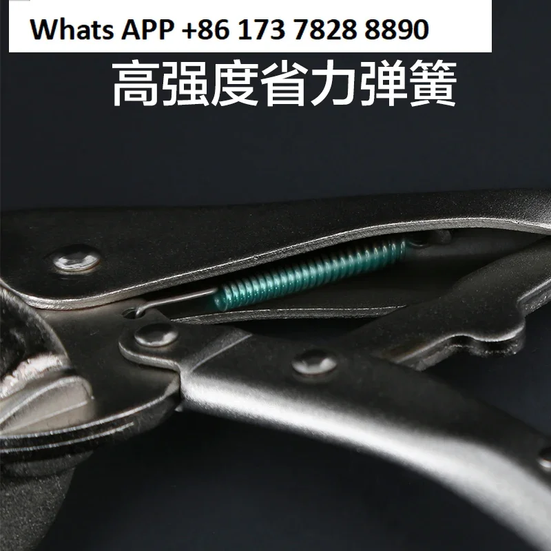 Flat mouth multi-function fixed fast 10 inch welding forceps, manual pressure forceps