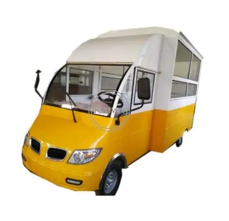 New Arrive ! Hot Sale Solar Energy Electric Food Kiosk Design Food Truck Trailer Ice Cream Food Cart