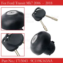 Fuel Tank Filler Cap Cover Lock With 2 Keys 1715043 9C119K163AA For FORD TRANSIT MK7 2006-2018