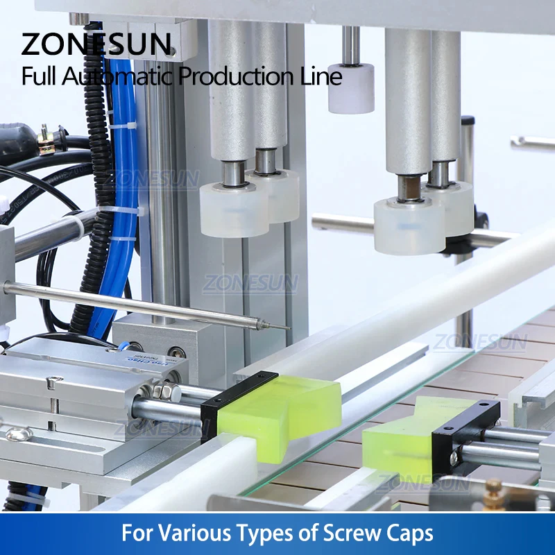 Zonesun ZS-FAL180P10 garrafa pequena tampando e máquina de etiquetas com impressora a jato tinta inteligente