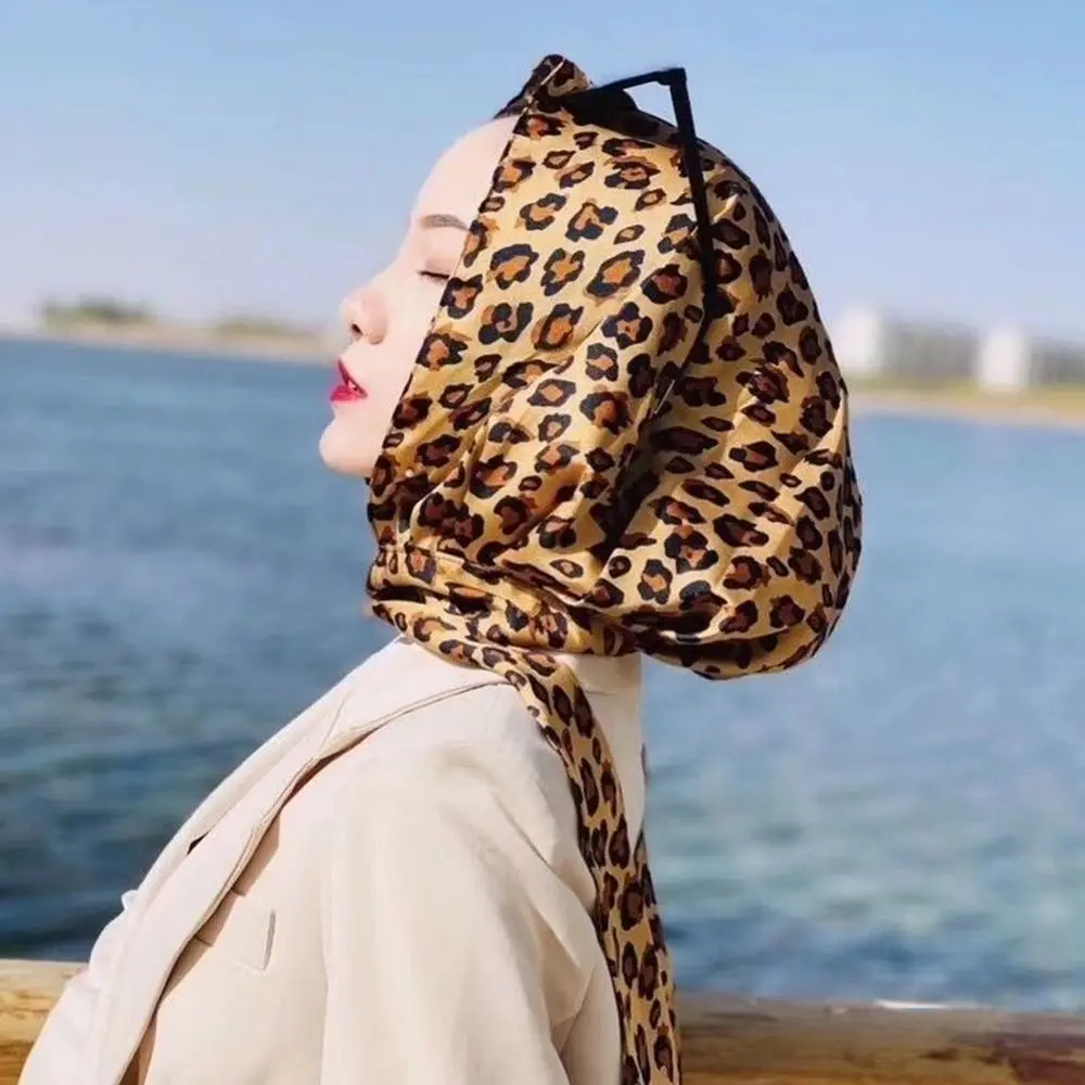 قبعة حجاب حريرية محاكاة صيفية مقاومة للشمس وقابلة للتنفس قبعة إسلامية ناعمة للنساء