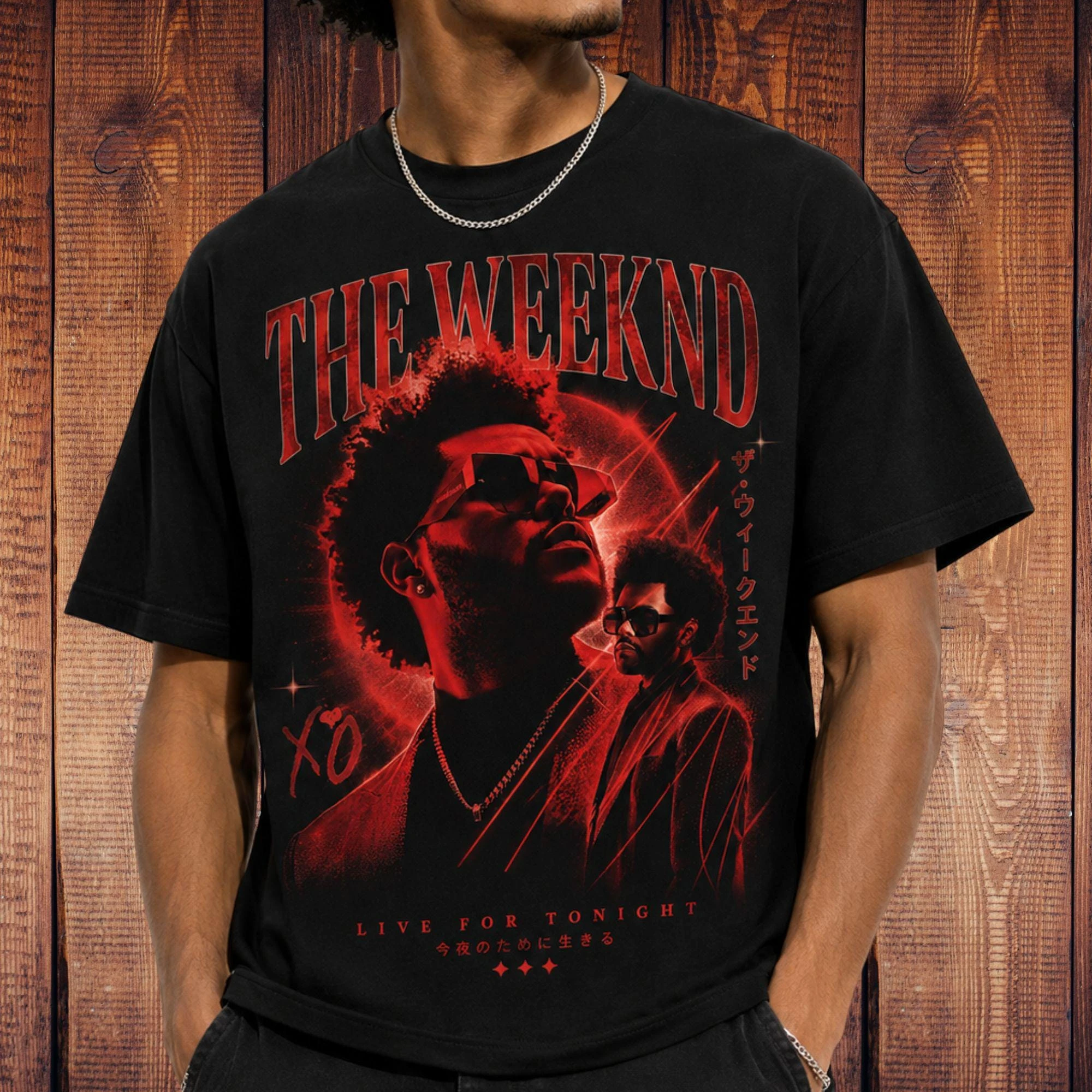 Camiseta Gráfica THE WEEKEND XO, Estilo Vintage Musical, Atuendo para Conciertos, Verano 2026, Nueva Camiseta de Algodón 100% para Hombre y Mujer, Ropa Urbana Y2K