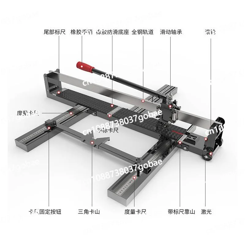 

Solid all-steel high-precision handheld desktop household floor tile cutter