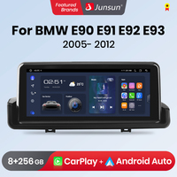 Junsun Car Radio For BMW E90 E91 E92 E93 2005-2012 Wireless CarPlay Andorid Auto 4G WiFi BT Audio Head Unit Multimedia Stereo