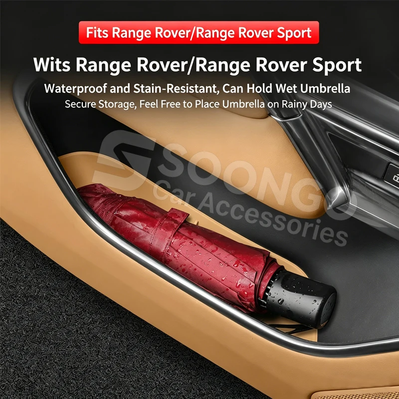 Pour Land Rover Range Rover Autobiography/Vogue/Sport 2023-2026, tapis de porte de voiture en silicone, tapis de porte-bagages, tapis pour porte-gobelets