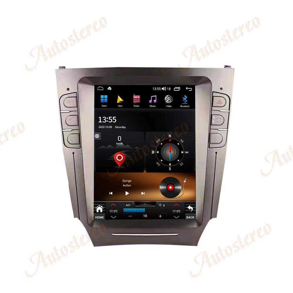 

10.4 inch Android 15 8G 256G For Lexus IS 2006-2012 Multimedia Player Carplay GPS Navigation Touch Screen Car Radio Head Unit