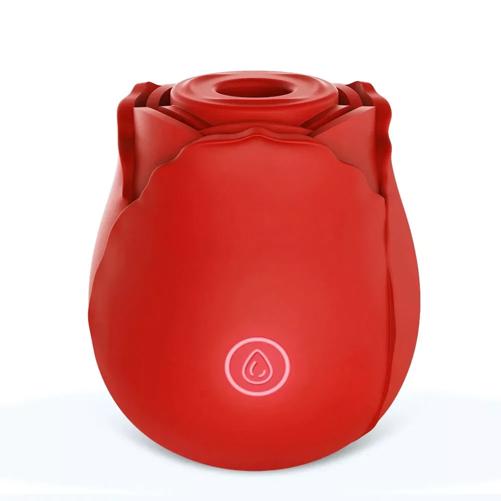 Powerful Sucking Rose Vibrator Vacuum Suction Nipple Oral Massager G-Spot Clitoris Vagin Stimulator Adult Sex Toys for Women