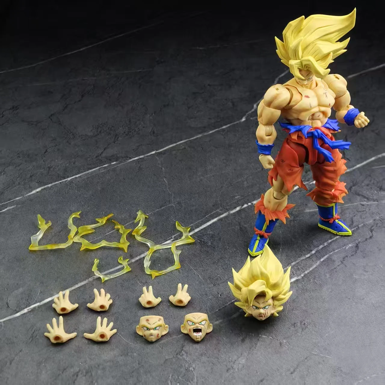 Auf Lager Nan&T SHF Battle Weekly GOKU Dragon Ball Z 1/12 Maßstab Actionfigur Modell Spielzeug Anime Figuren Brinquedos Geschenk – Detail 7