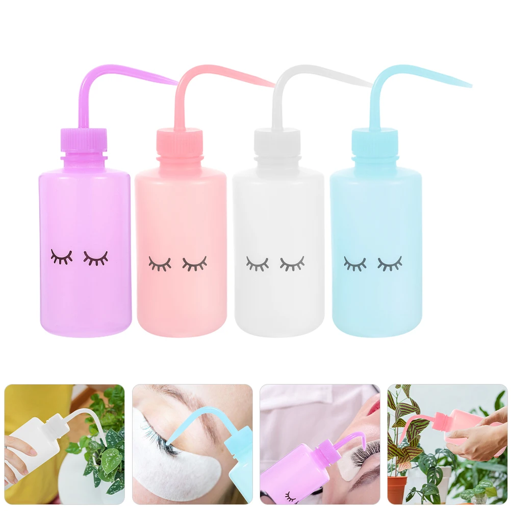 زجاجة غسيل واسعة الفم، زجاجات بلاستيكية صغيرة لتنظيف السوائل، غسيل يدوي محمول #4