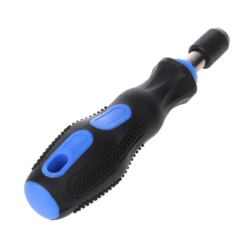 Multi-function 1/4" 6.35mm Non-slip Dismountable Screwdriver Handle With Soft Ru