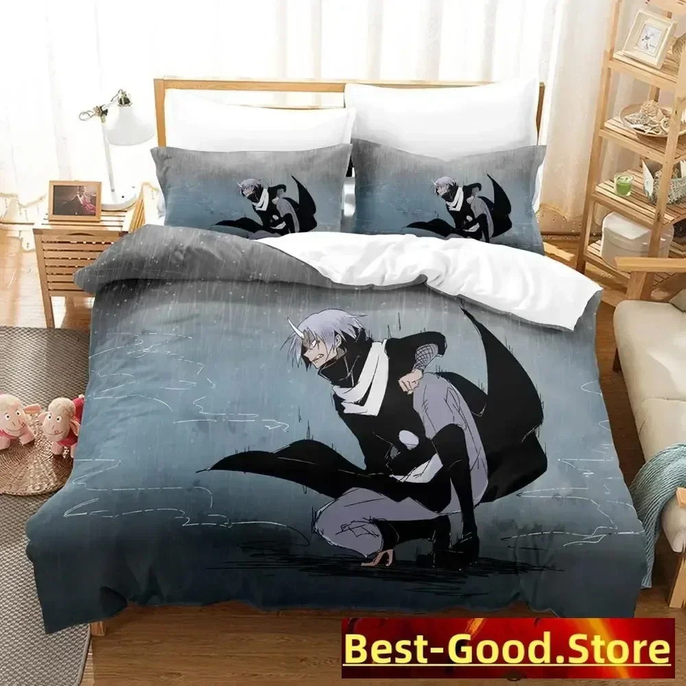 

time i got reincarnated as a slime Bedding Set Duvet Cover Sheet Printed Pillowcase Bed Full Queen King Size Comforter Bedroom