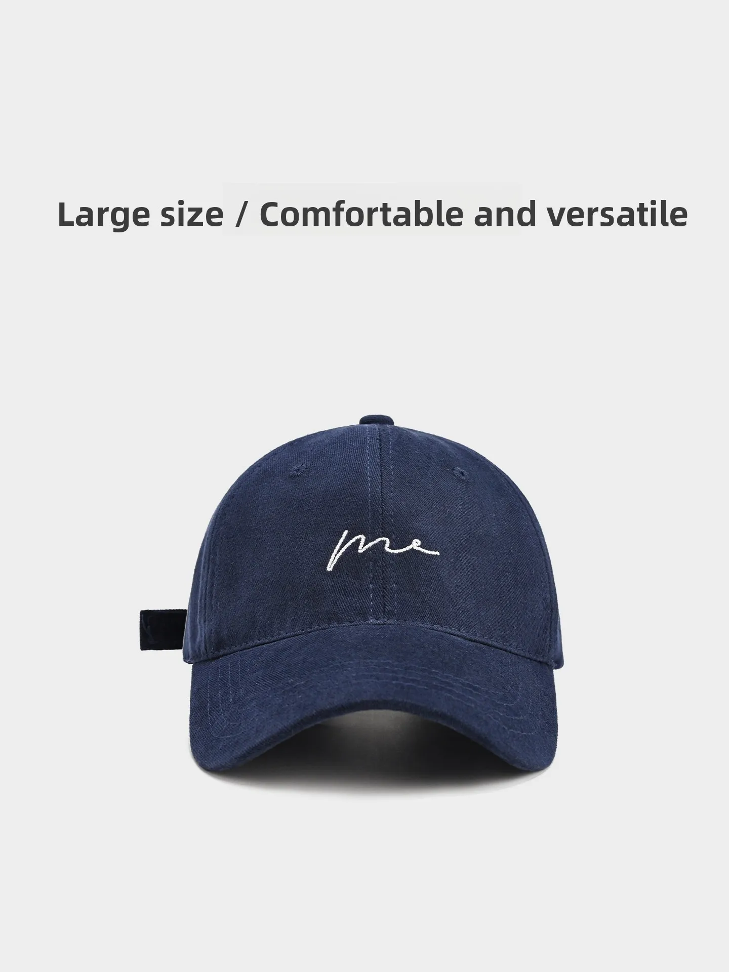 Deepened Baseball Cap Unisex Large Brim Hat Face Slimming Spring Summer Autumn Seasonal Felt Youth Style Cap for All Seasons