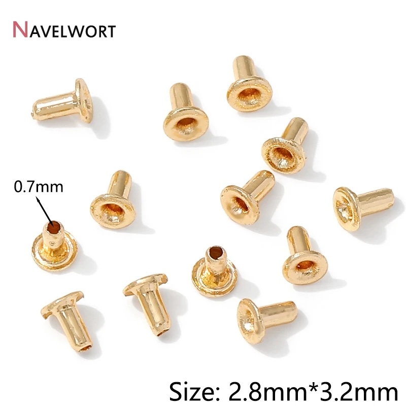 14K vergulde messing metalen kralen plug parelgat plug doppen voor parelketting maken accessoires DIY sieraden maken materialen