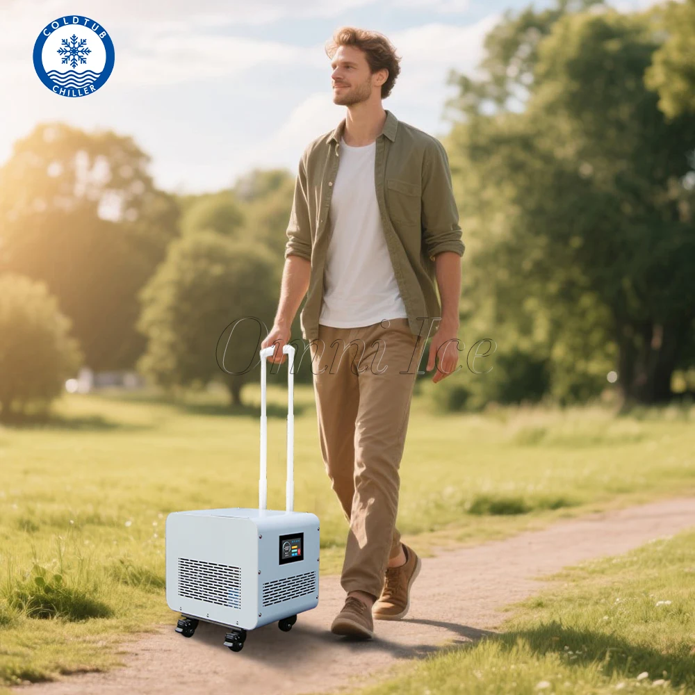 OMNI 2025 Water Chiller 0C/32F Portable Automatic Remote Control Eco-Friendly Low Noise High Productivity Athlete Gym Recovery
