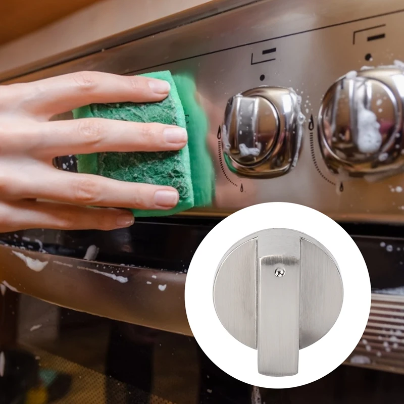 Brushed Metal Gas Stove Knobs Cooker Control Switch Range Oven Knobs Cooktop Burner Knob Gas-A49I