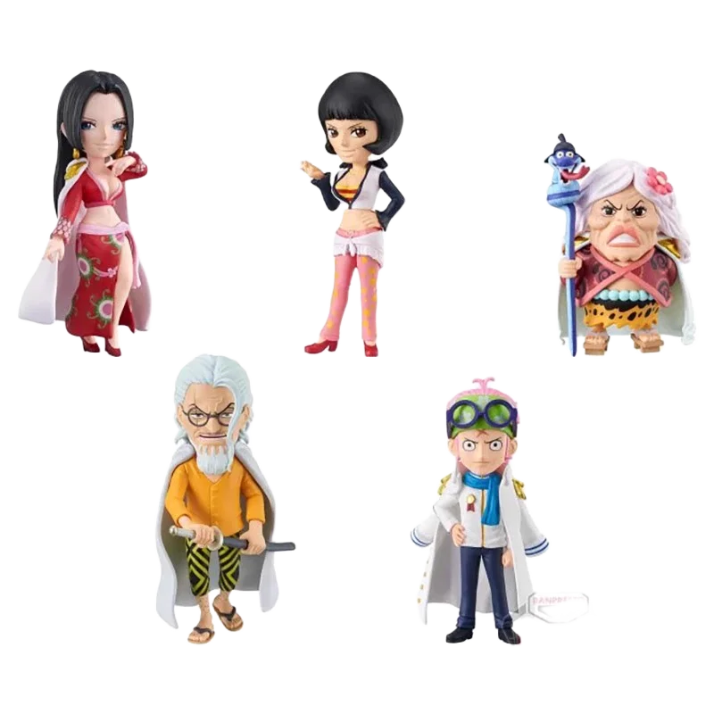 Genuine Bandai ONE PIECE WCF Amazon lily Rayleigh Hancock Anime Action figures model toys collectible Gift for toys hobbies kids