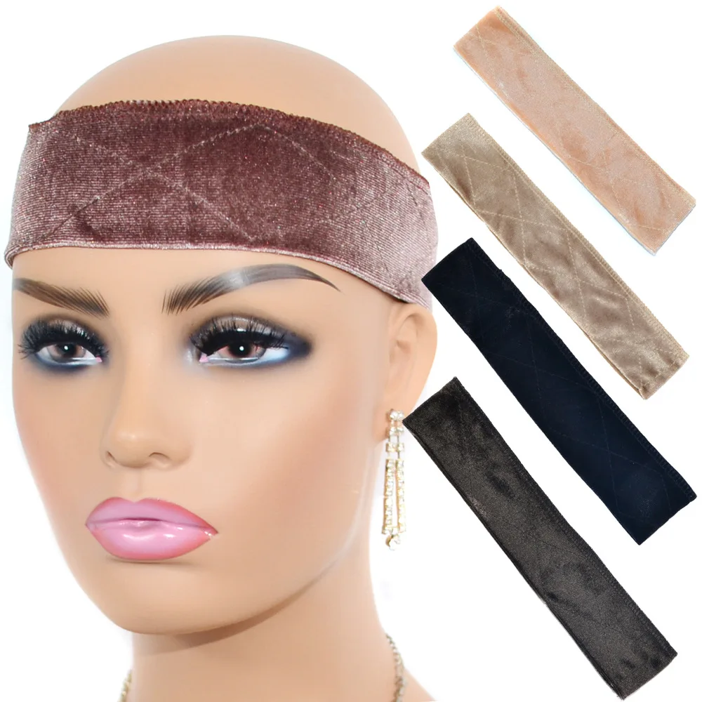 1PCS Adjustable Wig Grip Band for Lace Front Women Wigs No-slip Velvet Wig Grip Headbands for Women Keeping Wigs in Place Secure
