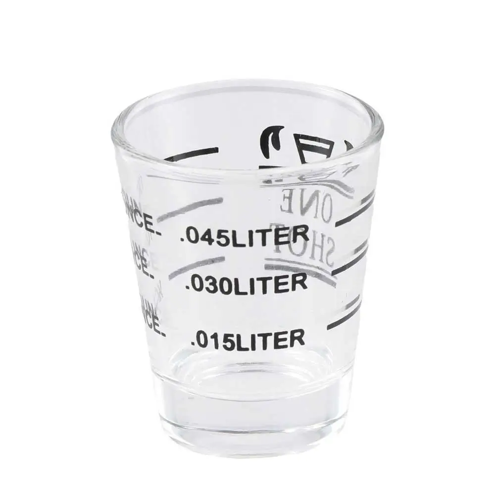 Coffee Bar Accessories Heat-resistant Heavy Duty Bartender Tools Shot Glass Jigger Measuring Cup