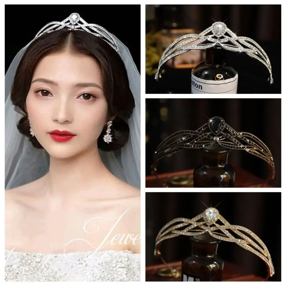 

Rhinestone Hair Bands New Wedding Party Accessiories Zinc Alloy Bridal Tiaras Crown Hair Jewelry Ornaments Headpiece