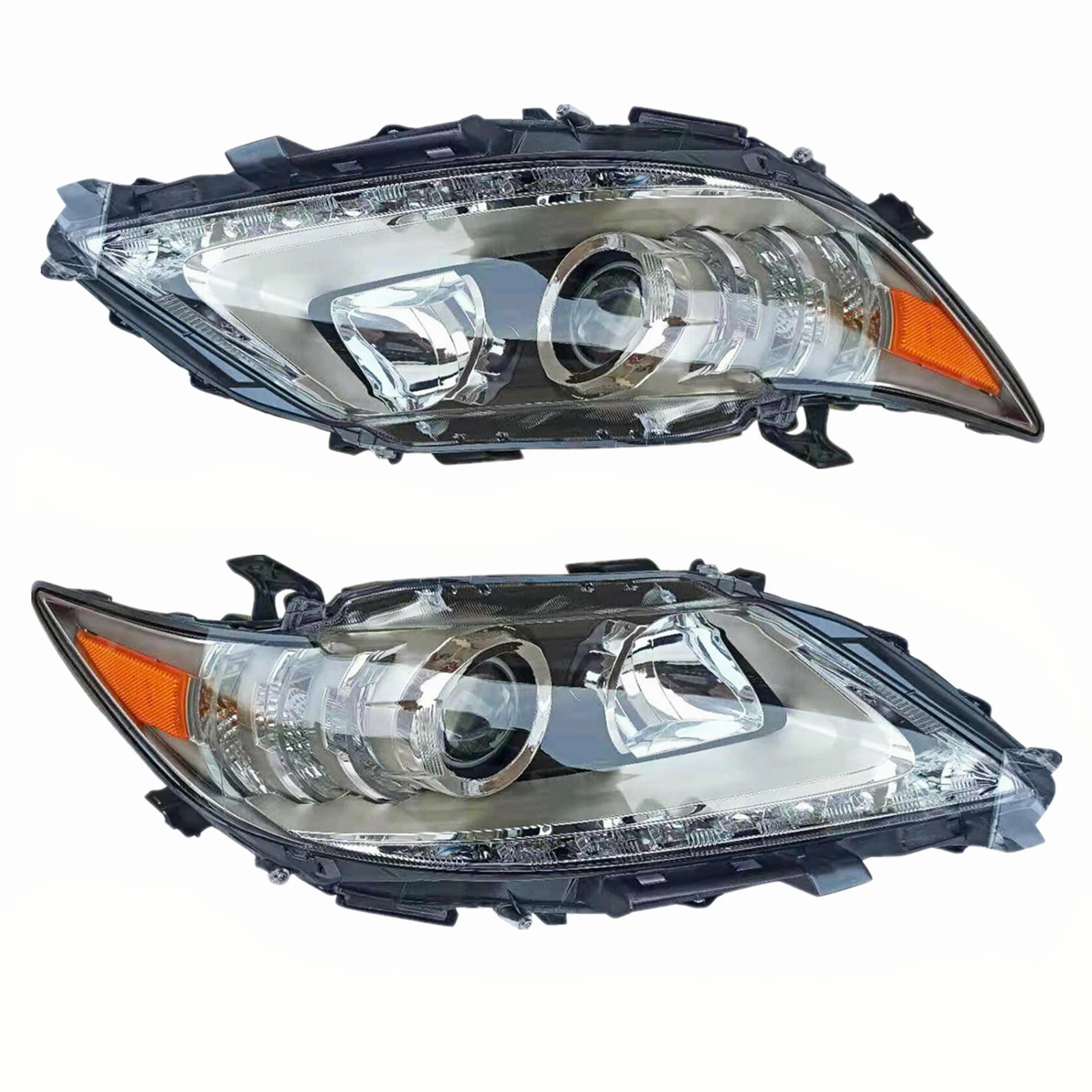 

【1 Pair】 Left + Right Side Xenon HID LED Headlight Headlamp For Lexus ES350 ES300h 2013 2014 2015