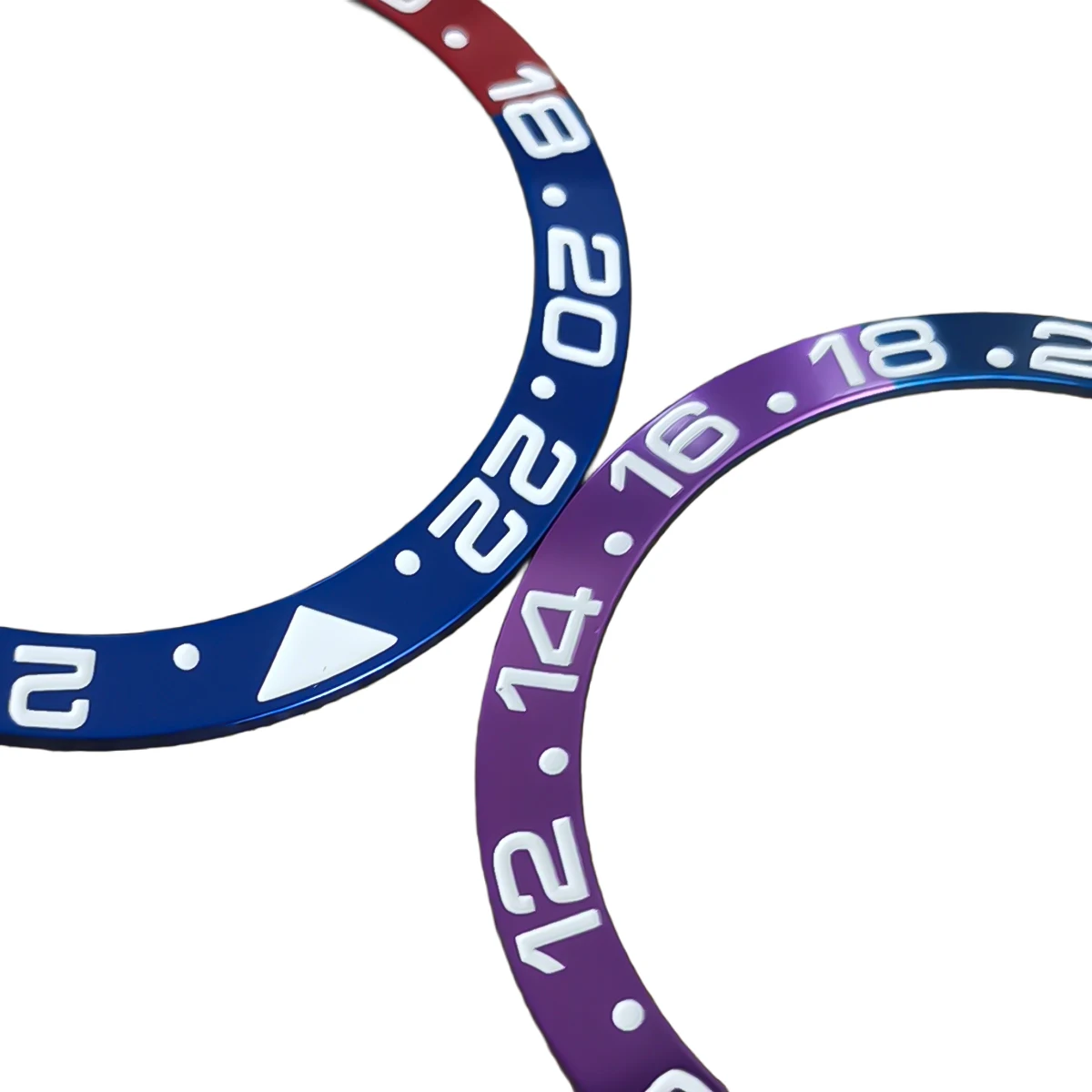 Wkładka do bezela zegarka ze stopu ceramicznego, skośna, 38 mm * 30,6, pasująca do koperty Water Ghost 40 mm, zegarka GMT do nurkowania, akcesoria do zegarków męskich.