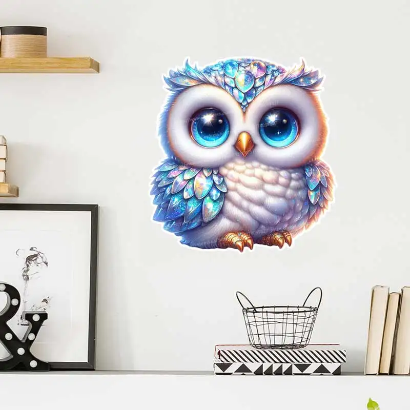 

Cute Owl Wall Sticker Baby Kids Room Decoration Mural Self-adhesive Bedroom Home Wallpaper Nursery Decor Decals S735