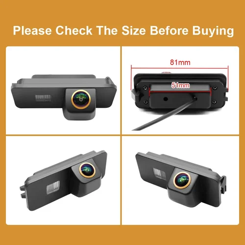 Imagen 2 del producto Cámara de visión trasera de coche Smartour AHD 1080P para VW GOLF POLO PASSAT 5 SCIROCCO EOS LUPO CC POLO (2 jaula) PHAETON BEETLE SEAT VARIANT