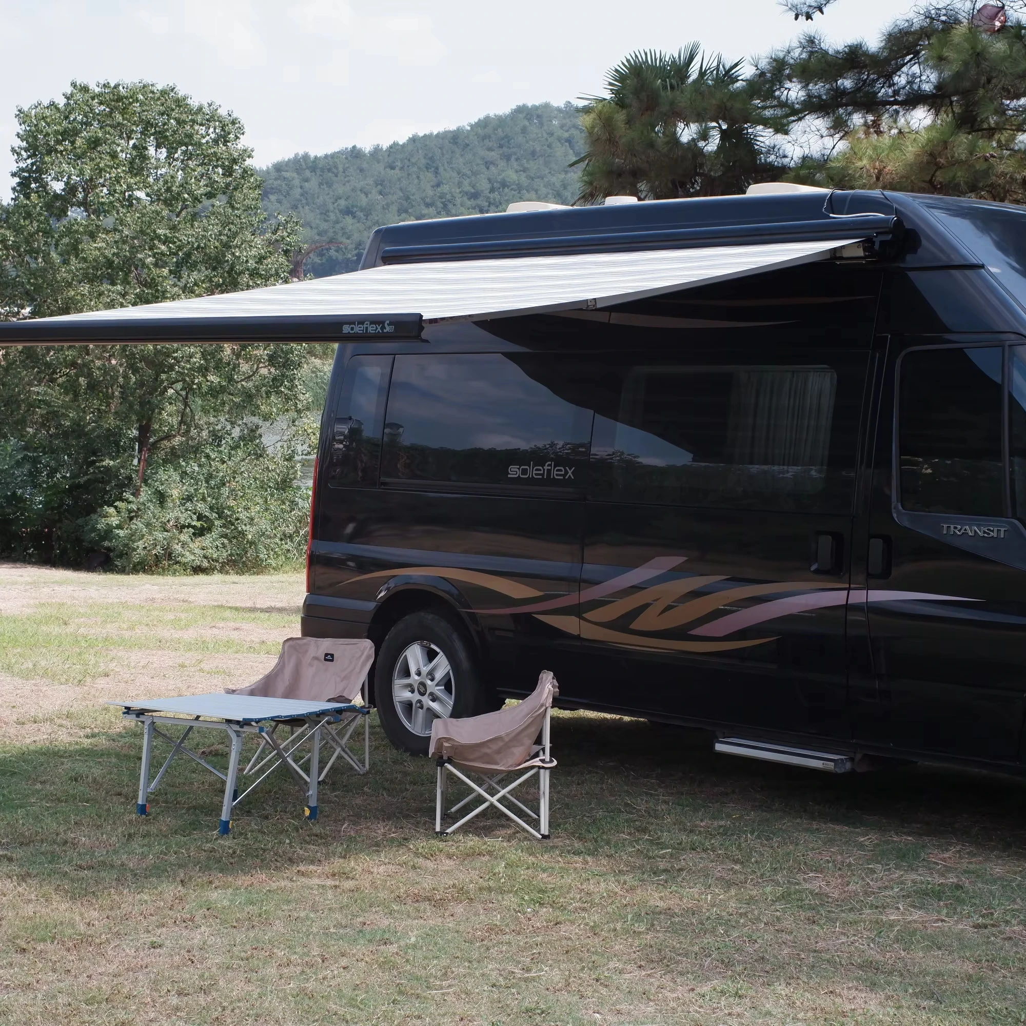 

Motorized Retractable Awning Durable Waterproof Electric Patio Shade With Easy Remote Control For Outdoor Comfort