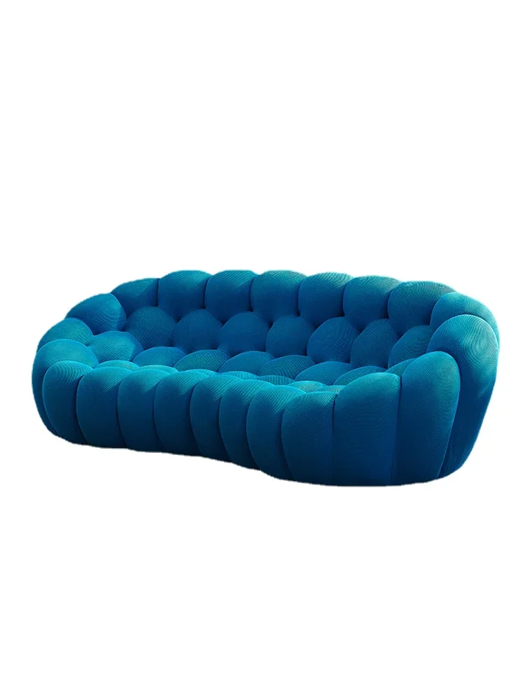 YY Modern Simple Shaped Creative Trending Fabric Bubble Single Sofa