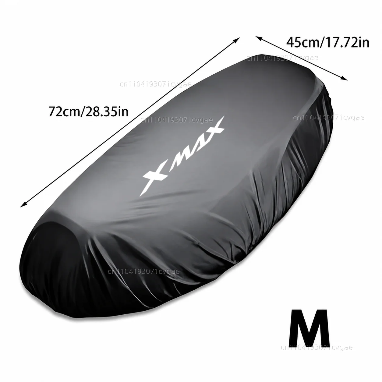 Für YAMAHA XMAX300 XMAX400 XMAX X-MAX XMAX 125 XMAX250 XMAX 300 400 Motorrad Regen-Sitzbezug Wasserdichter Sattelbezug Schwarz 210 – Detail 10