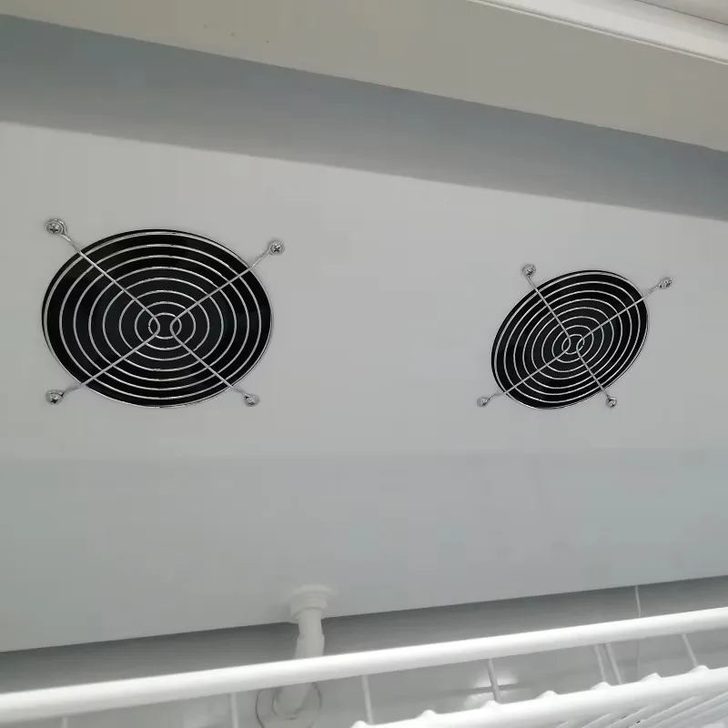 Supermarket ice cream display freezer, upright refrigerator, single-glass door freezer display freezer