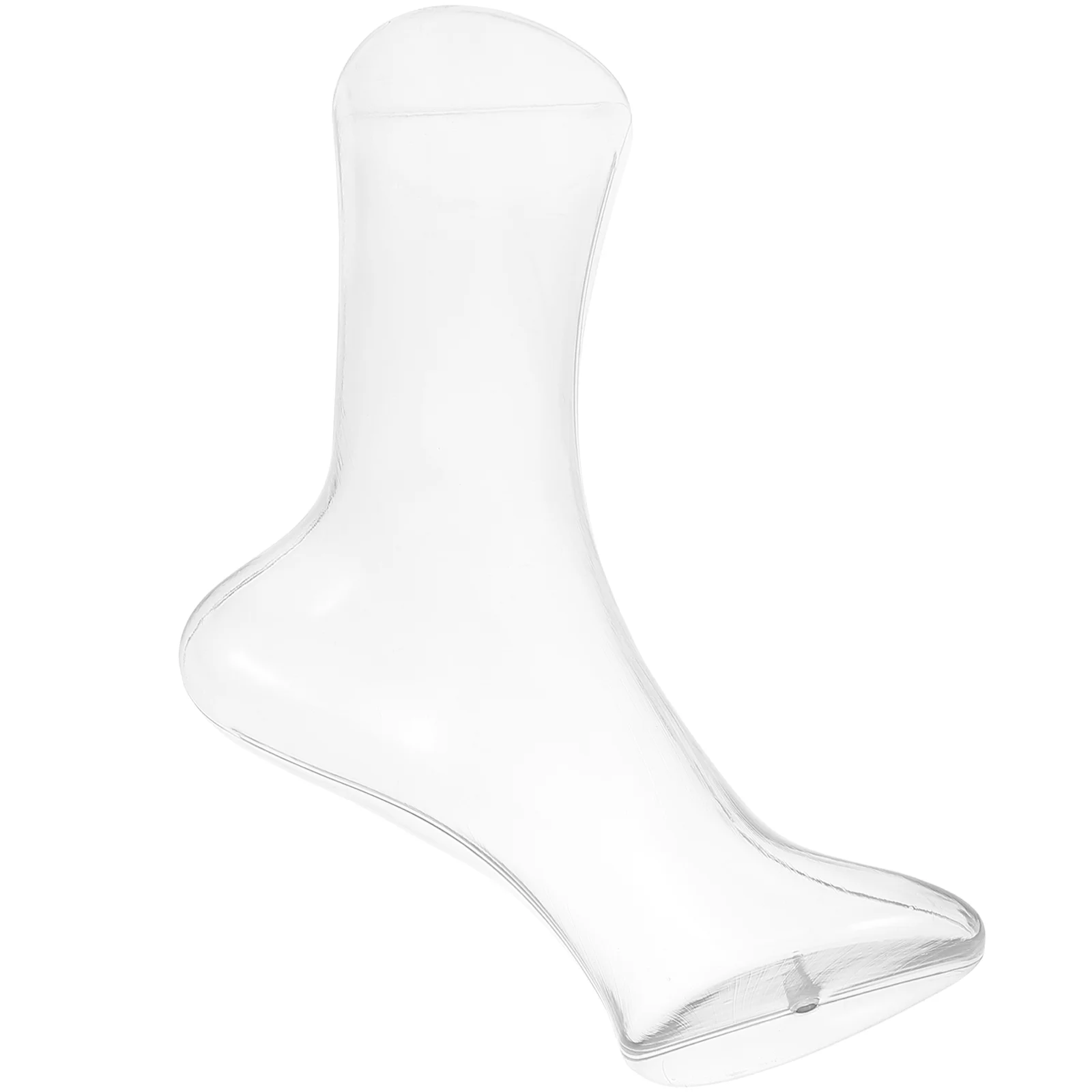 Sheer Socks Magnet Foot Mannequin Props for Display Shoe Clear Transparent Model Stocking Men and Women