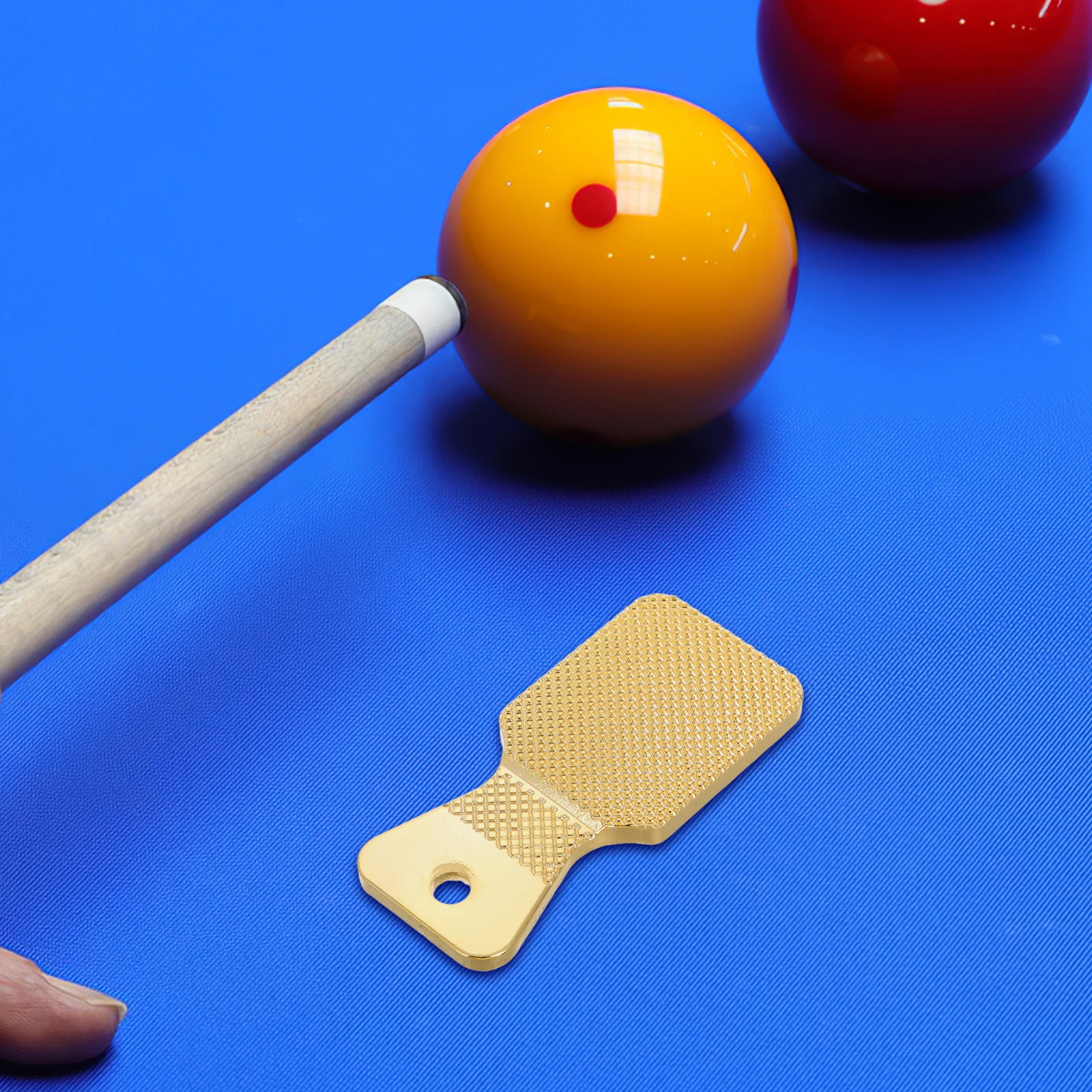 

Металлический веерообразный шлифовальный инструмент для кия, аксессуары для бильярда, шлифовальная машина для улучшения наконечника кия для обслуживания вала, плавность