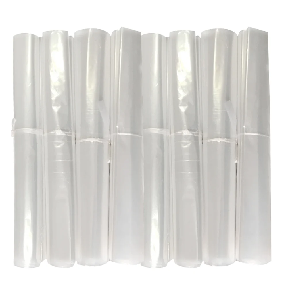 60 Pcs Garment Dry Cleaning Bag Dust Wardrobe Hang Clothes for Plastic Cleaner Bags Clear