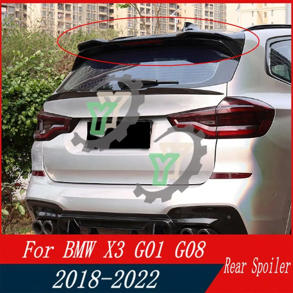 For BMW X3 G01 G08 Upgrade 1:1 X3M Style 2018 2019 2020 2021 2022 High Quality ABS Rear Roof Spoiler Trunk Wing Lip Boot Cover