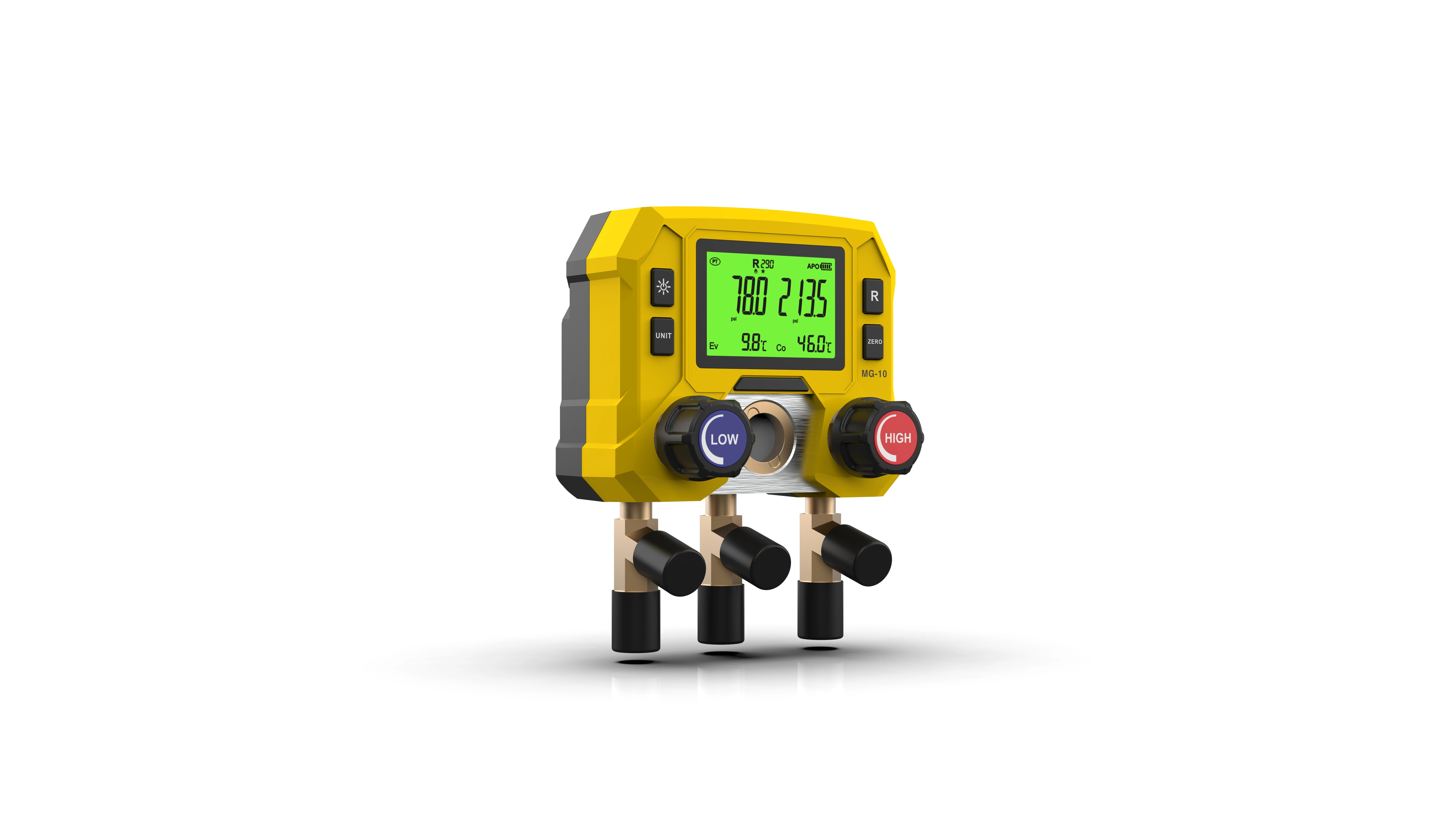 100 Digital Pressure Gauge Refrigerant Meter Group air Conditioning Fluoridation Meter Multi-line Cold Fluoridation Meter